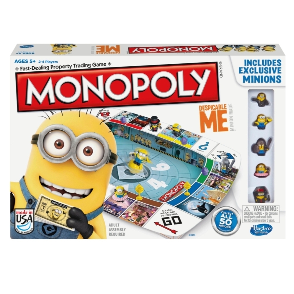 Hasbro Monopoly Despicable Me Minions 2 Edition with Minions